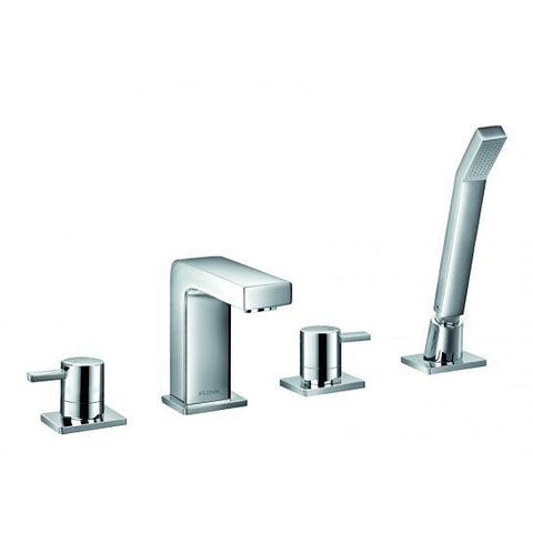 Str8 4-Hole Bath And Shower Mixer With Set