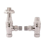 Westminster Thermostatic Radiator Valve Pack With Lockshield (Chrome) Valves & Heating Elements