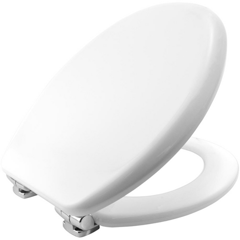Asti White Silentium STA-TITE Toilet Seat - KBME