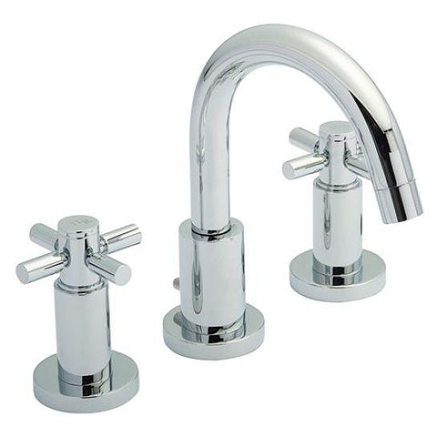 Hudson Reed Tec Crosshead Basin Mixer 3Th Lp1 With Swivel Spout