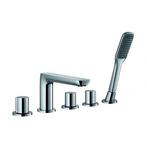 Allore 5-Hole Bath And Shower Mixer With Set