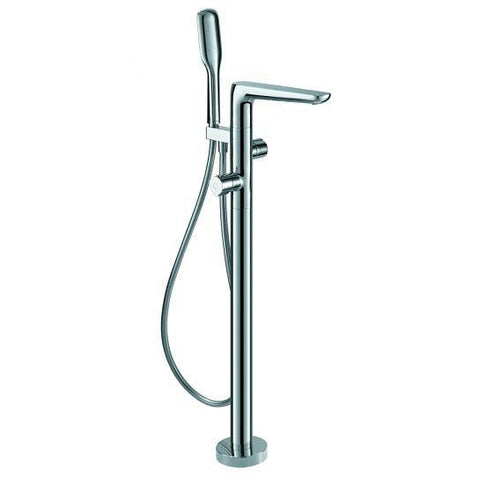 Allore Thermostatic Floor Standing Single-Lever Bath And Shower Mixer With Set