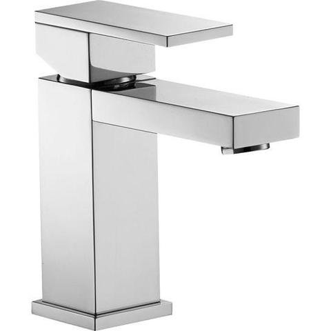 Bloque Single Lever Basin Mixer With Clicker Waste