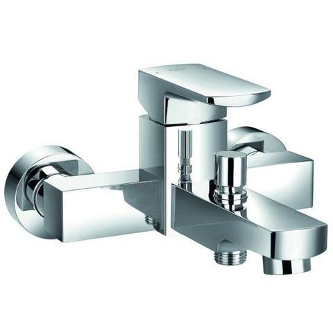 Dekka Wall Mounted Manual Single Lever Bath And Shower Mixer (Excludes Kit)