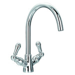 Flova Elegance Lever Two Handle Kitchen Mixer Waste Disposers & Hot Water Taps