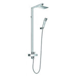 Essence Manual Exposed Shower Column With Hand-Shower Set Overhead (Esmshvrr) Mixers