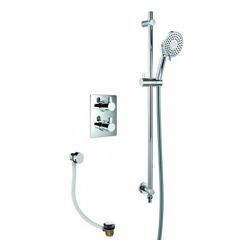 Essence Concealed Thermostatic Shower Mixer 2-Way Diverter With Ki038 Mixers