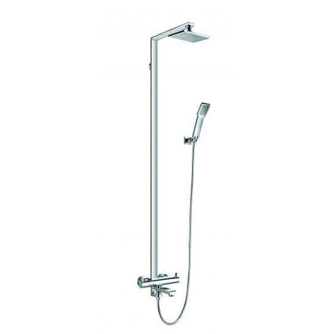 Essence Thermostatic Exposed Shower Column With Hand-Shower Set Overhead Mixers
