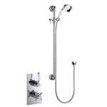 Harmony Slide Rail And Single Outlet Thermostatic Valve Shower Mixers