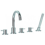 Levo 5-Hole Bath And Shower Mixer With Set