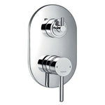 Levo Concealed Manual Shower Mixer With 3-Way Diverter Surface Valves