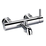 Levo Wall Mounted Manual Single-Lever Bath And Shower Mixer With Hand-Shower Set (Lvslbsm)