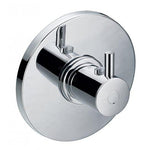 Levo Concealed Thermostatic Shower Mixer With Dual Outlet 1/2 Connections Hp Surface Valves
