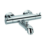 Levo Thermostatic Exposed Wall Mounted Bath And Shower Mixer (Excludes Kit)