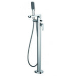 Smart Floor Standing Tall Bath And Shower Mixer With Set