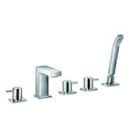 Str8 5-Hole Bath And Shower Mixer With Set