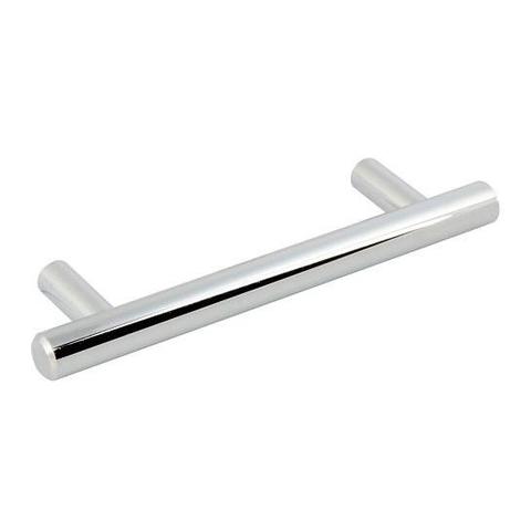 Chrome T-Bar Handle - 96Mm Fitted Handles
