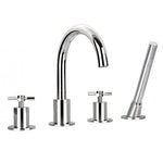Xl 4-Hole Bath And Shower Mixer With Set