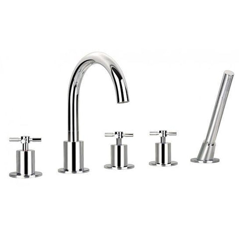 Xl 5-Hole Bath And Shower Mixer With Set