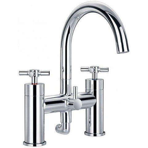 Xl Deck Mounted Bath And Shower Mixer With Set