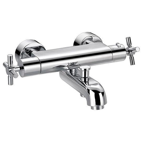 Xl Thermostatic Exposed Wall Mounted Bath And Shower Mixer