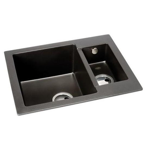 Abode Zero Composite Sink 1.5 Bowl No Drainer (Reversible) Overmounted Sinks