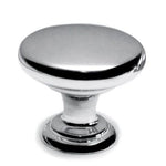 Chrome Round Knob Fitted Handles